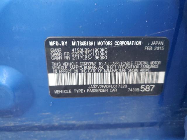 2015 MITSUBISHI LANCER JA32V2FW0FU017320