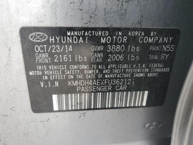2015 HYUNDAI ELANTRA SE - KMHDH4AEXFU362121