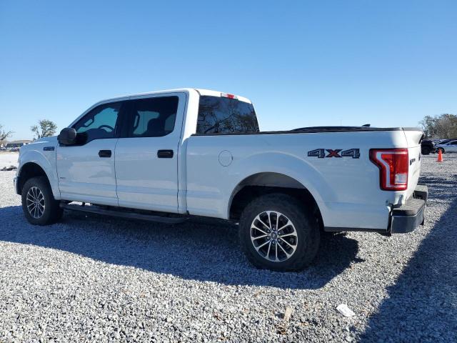 FORD F150 SUPER 2017 white crew pic gas 1FTFW1EG7HFB55559 photo #3