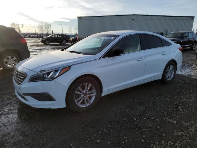 HYUNDAI SONATA SE 2015 white sedan 4d gas 5NPE24AF1FH126406 photo #1