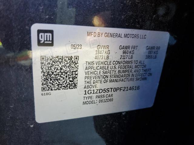 2023 CHEVROLET MALIBU LT - 1G1ZD5ST0PF214616