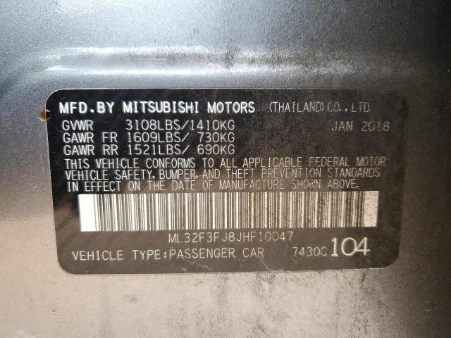 2018 MITSUBISHI MIRAGE G4 - ML32F3FJ8JHF10047
