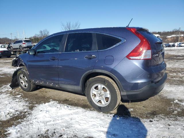 HONDA CR-V LX 2014 blue  gas 3CZRM3H35EG706342 photo #3