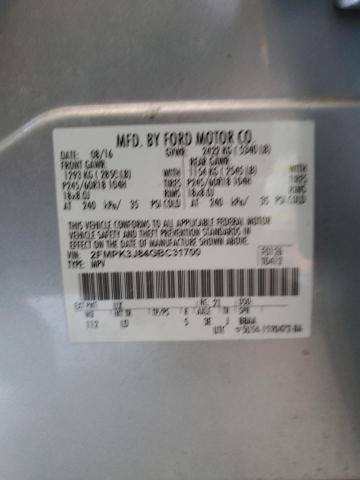 2016 FORD EDGE SEL - 2FMPK3J84GBC31700