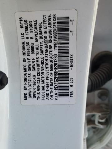2017 HONDA CIVIC LX - 19XFC2F58HE201230