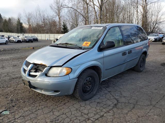 DODGE CARAVAN SE 2003 blue  flexible fuel 1D4GP25313B235219 photo #1
