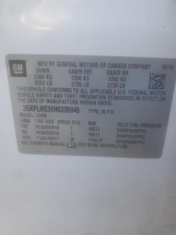 2017 GMC TERRAIN SL 2GKFLNE36H6205945