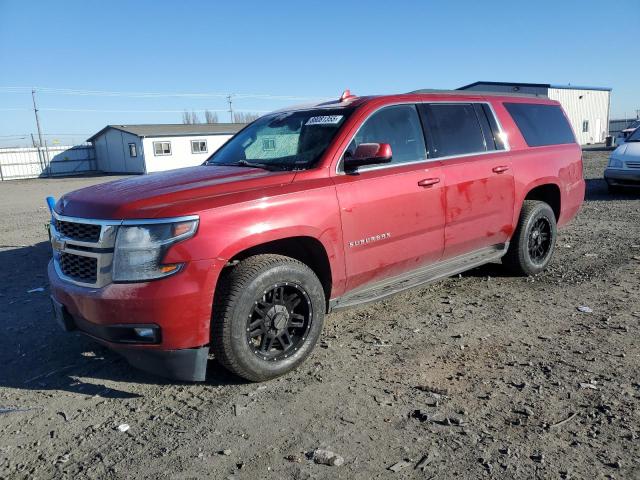 CHEVROLET SUBURBAN K 2015 red  gas 1GNSKJKC3FR693903 photo #1