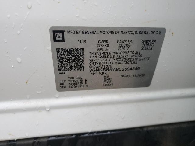 2020 CHEVROLET BLAZER 1LT - 3GNKBBRA8LS594349