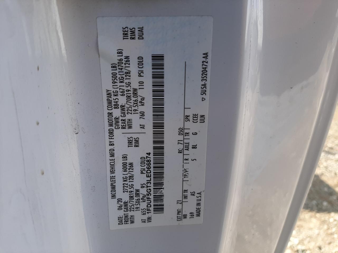 FORD F-550 SUPER DUTY