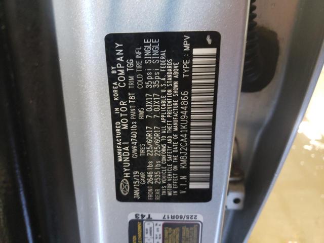 2019 HYUNDAI TUCSON SE - KM8J2CA41KU944866