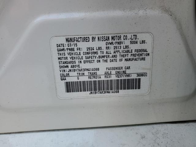 2015 INFINITI Q50 BASE - JN1BV7AR3FM414068