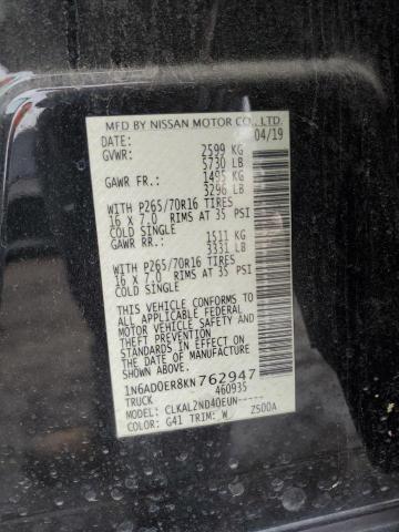 1N6AD0ER8KN762947 2019 NISSAN FRONTIER