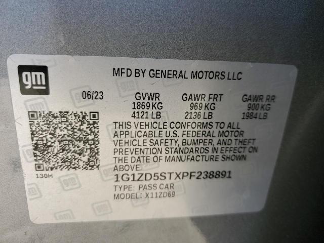 2023 CHEVROLET MALIBU LT - 1G1ZD5STXPF238891