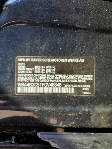 2015 BMW 435 XI GRA WBA4B3C51FGV48848