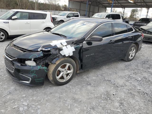 2017 Chevrolet Malibu Ls black sedan gas 1G1ZB5ST6HF121879 photo #1