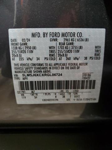 2024 LINCOLN AVIATOR 5LM5J6XCXRGL06724