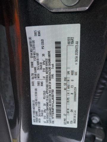 2020 FORD RANGER XL - 1FTER4FH1LLA50750
