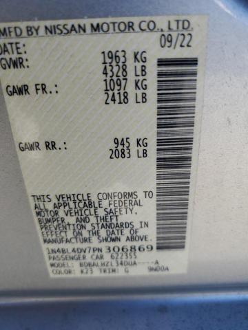 2023 NISSAN ALTIMA SV - 1N4BL4DV7PN306869