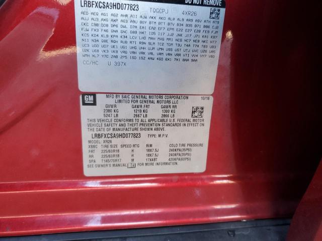 2017 BUICK ENVISION P - LRBFXCSA9HD077823