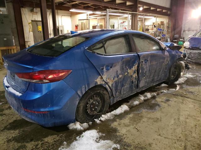 HYUNDAI ELANTRA SE 2017 blue  gas 5NPD74LF0HH129391 photo #4