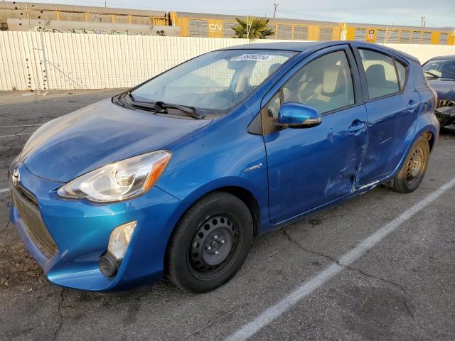 TOYOTA PRIUS C 2015 blue hatchbac hybrid engine JTDKDTB30F1582898 photo #1