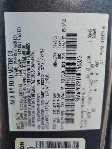 2017 FORD FUSION TIT 3FA6P0K91HR156373