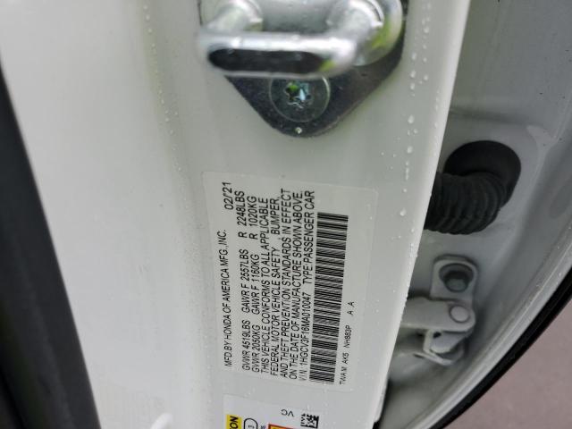 2021 HONDA ACCORD HYB - 1HGCV3F16MA010047
