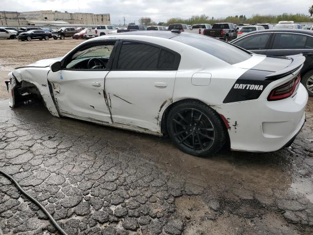 DODGE CHARGER R/ 2018 white  gas 2C3CDXGJ8JH134457 photo #3