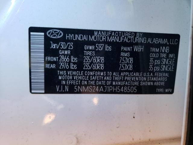 2023 HYUNDAI SANTA FE S - 5NMS24AJ1PH548505