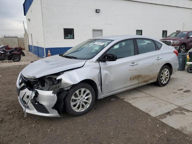 NISSAN SENTRA S 2018 silver  gas 3N1AB7AP1JL625114 photo #1