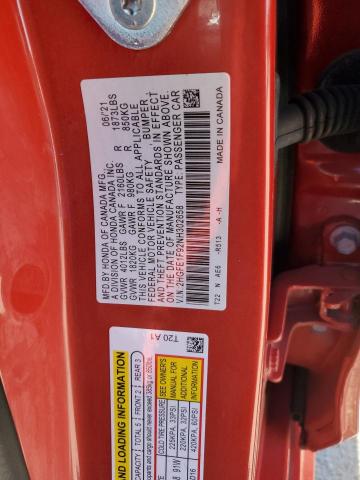 2022 HONDA CIVIC TOUR - 2HGFE1F92NH302658