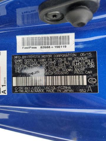 2015 LEXUS RC-F JTHHP5BC2F5003690