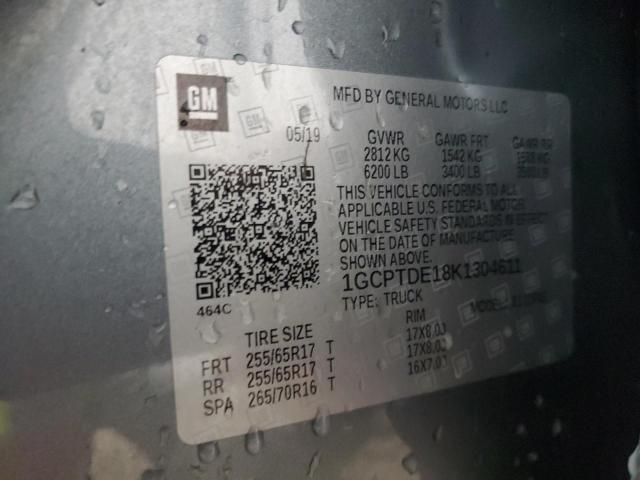 2019 CHEVROLET COLORADO Z - 1GCPTDE18K1304611