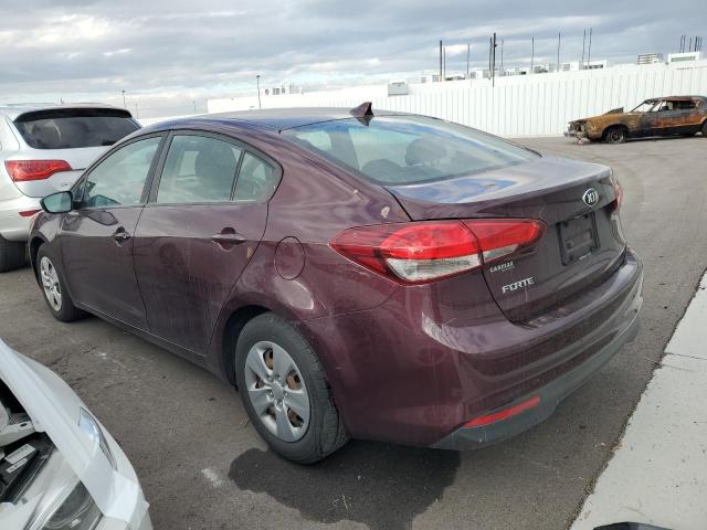 KIA FORTE LX 2017 burgundy  gas 3KPFK4A78HE066385 photo #3