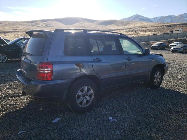 TOYOTA HIGHLANDER 2003 blue  gas JTEHF21A530102351 photo #4