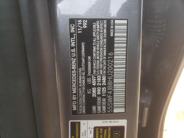 2017 MERCEDES-BENZ C 300 - 55SWF4JB8HU200216