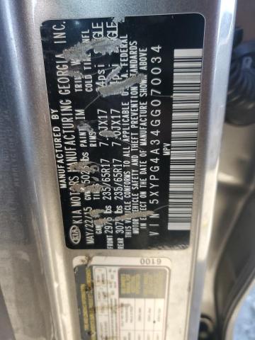 2016 KIA SORENTO LX - 5XYPG4A34GG070034