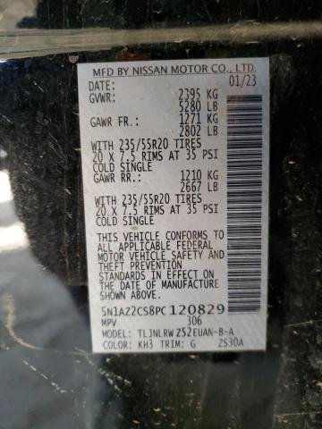 2023 NISSAN MURANO SL 5N1AZ2CS8PC120829