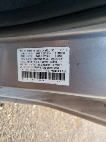 2016 HONDA ACCORD LX- 1HGCT1B32GA006051