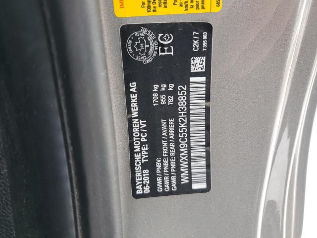 2019 MINI COOPER JOH WMWXM9C55K2H38852