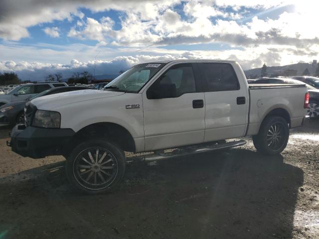 FORD F150 SUPER 2006 white  gas 1FTPW12596KA93027 photo #1