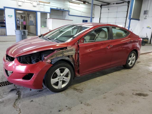 HYUNDAI ELANTRA GL 2012 red  gas KMHDH4AE7CU356997 photo #1