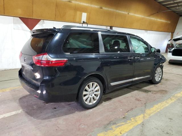 TOYOTA SIENNA XLE 2017 black  gas 5TDDZ3DC9HS176518 photo #4