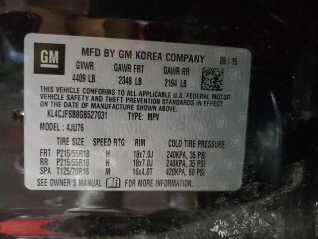 2016 BUICK ENCORE CON - KL4CJFSB8GB527031
