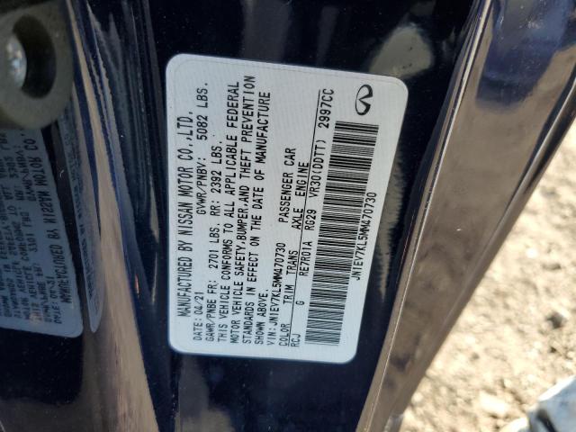 2021 INFINITI Q60 LUXE JN1EV7KL5MM470730