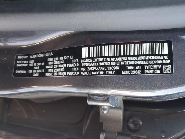 2020 ALFA ROMEO STELVIO - ZASPAKAN7L7C83968