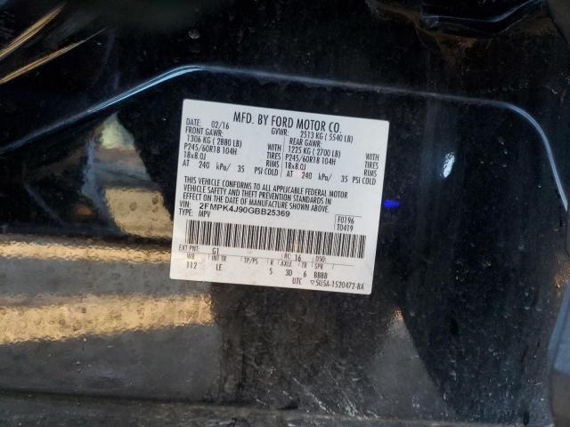 2016 FORD EDGE SEL - 2FMPK4J90GBB25369