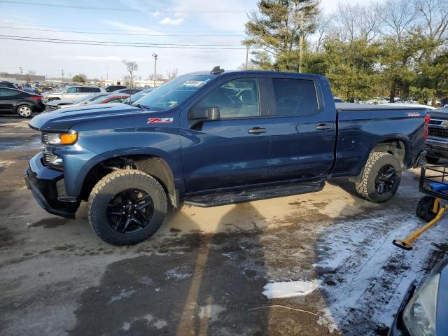 CHEVROLET SILVERADO 2021 blue  gas 1GCPYCEF7MZ177944 photo #1