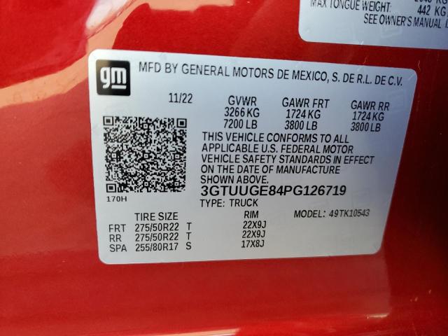 2023 GMC SIERRA K15 - 3GTUUGE84PG126719